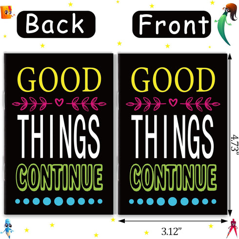 24PCS Mini Inspirational Notebooks Party Favors - Motivational Journals Pocket Notepads Bulk for Appreciation, Graduation?Office Gifts Party Suppl...