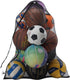 OrgaWise Drawstring Mesh Bag for Pool Toys,Large Mesh Pool Toy Storage Bag with Drawstring Closure,Heavy Duty Netted Beach Bag for Pool Toys and B...