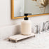 ZAZ Instant Dry Sink Caddy, Kitchen Sponge Soap Holder Dispenser, Bathroom Countertop Fast Drying Stone (Fog Mist)...