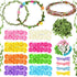 Syhood Rose Style Crowns Making Kit, 168 Pcs Parts, Make Your Own Flower Crown Wreath Headbands and Bracelets Craft Kit Hair Accessories Handmade ...