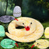 53 Inch Giant Snake Plush Mommy with 3 Babies - Mommy Snake with 3 Cute Babies & 3 Eggs Golden Python Realistic Snake Stuffed Animal Easter Gift f...