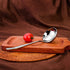 KEAWELL Unique 7.5 inch Small Hammered Sauce ladle, 1 oz. 18/10 Stainless Steel Gravy Soup Ladle. Solid and Sturdy, Dishwasher Safe (1)...
