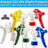 Leak-Free, Chemical Resistant Spray Head 5 Pk Industrial Spray Heads Only (No Bottles) for Auto/Car Detailing, Window Cleaning and Janitorial Supp...