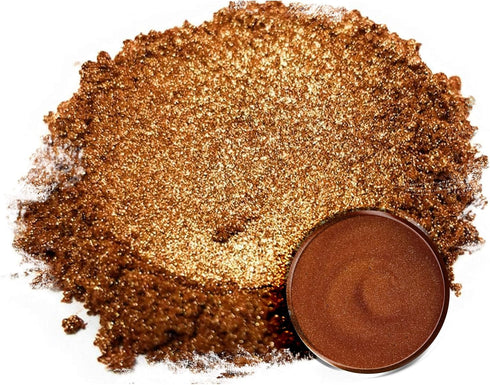 Eye Candy Premium Mica Powder Pigment "Bronze" (50g) Multipurpose DIY Arts and Crafts Additive | Woodworking, Epoxy, Resin, Natural Bath Bombs, Pa...