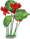 VOCOSTE 1pcs Fish Tank Aquarium Decorations Plants, Mini Aquarium Decorations Plastic Plants for Aquarium Decorations, Red 10.24"...