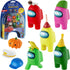 P.M.I. Crewmate Figures | 5 Toys Out of 16 Collectibles in 1 Pack | Merch Incl. The Peeled and The Clogged | 1 Hidden Impostor | Mini Toys with 3 ...