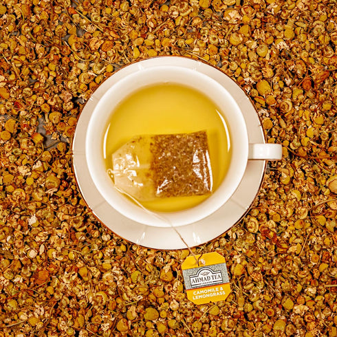 Ahmad Teas - Camomile & Lemongrass 1.4oz - 20 Tea Bags, Brown...