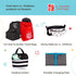 J.L. Childress Cups 'N Cargo Universal Stroller Caddy Organizer - Essential Travel Accessories for Baby Stroller, Includes Cup Holders & Mesh Stor...