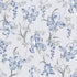 17.7"x118" Blue Grey Floral Peel and Stick Wallpaper Iris Flower Bouquet Leaf Mural Wallpaper Floral Contact Paper Self Adhesive Removable Floral ...