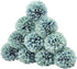 10Pcs Artificial Fake Flower Plants Silk Chrysanthemum Ball Hydrangea Arrangements Wedding Bouquets Decor Home Kitchen Garden Party Table Floral C...
