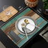 Vandarllin Placemats Set of 6, Retro Rustic Wood Texture Polyester Stain Resistant Table Mats Washable Placemat Decoration for Kitchen Dining Tabl...