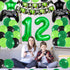 12th Video Game Birthday Party Set Include Happy Birthday Banner Video Game Balloons Controller Balloons Green Black Stars Aluminum Foil Balloons ...