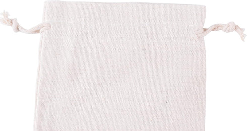 Sansam Muslin Drawstring Gift Bags, 8x12'' Reusable Thicken Natural Cotton Sachet Bags, Overlocking Edges Spice Bags for Jewellery and Crafts, Che...