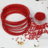 Bala&Fillic 12/0 Glass Seed Beads About 10000pcs in Box Size 2mm Opaque Red Color Seed Beads for Jewelry Making (Red-2mm)...
