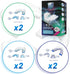 Mouthguard - 3 Different Sizes Premium Set of 6 BPA Free Moldable, Customizable, Trimmable Dental Grade Mouth Guard for Grinding Teeth Clenching B...