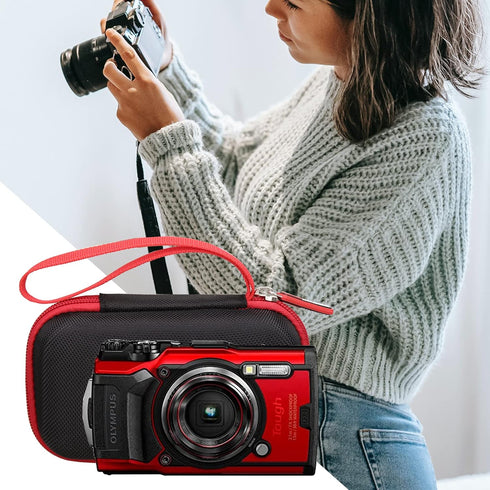 EVA Hard Carrying Case Compatible with OLYMPUS Tough TG-6 Camera, Travel Storage Protective Waterproof Bag (Case Only)......
