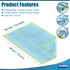 Easy Clean Dish Cloths Streak Free Miracle Microfiber Cleaning Cloths for Kitchen Counter Window Mirror Glass Lint Free Polishing Rag Reusable, 12...
