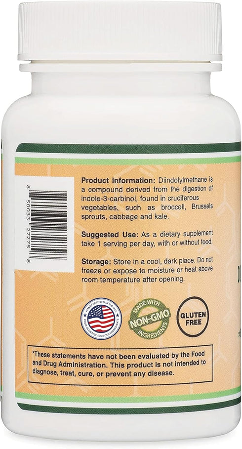 DIM Supplement for Women and Men (Diindolylmethane Estrogen Blocking Supplement, Hormonal Acne Treatment, Hormone Balance for Women) 400mg Serving...
