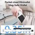 SS Magnetic Wallet for MagSafe, Minimalist Slim Pop-up Phone Wallet Card Holder for Back of Phone, Safety Lock, Black...