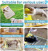 Dog Cooling Mat, 30"x20" Pets Cooling Rattan Pad for Dog and Cat with Pillow, Sleeping Pad & Cool Bed Mat use in Crate, Kennel, Bed, Sofa, Durable...