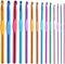 BCMRUN 14 pcs Multicolor Aluminum Crochet Hooks Knitting Needles Craft Yarn 2-10mm …......