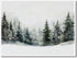 Enlaizhude Winter Forest Landscape,Snowy Winter Landscape Evergreen Trees Watercolor Painting Christmas Pine Trees In Winter,Winter Scene |Snowy L...