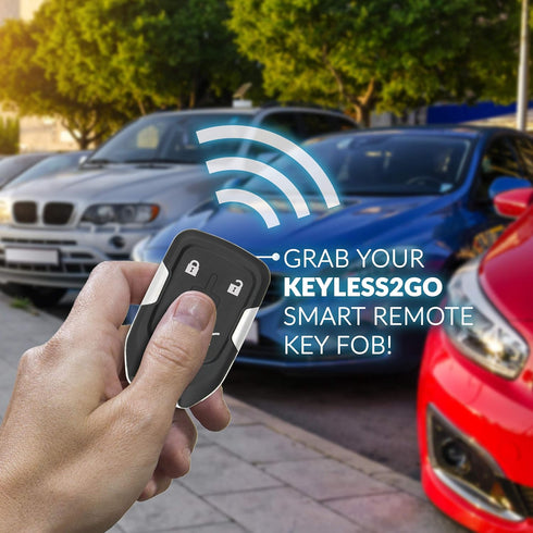 Keyless2Go Replacement for 5 Button Proximity Smart Key for GMC Acadia HYQ1EA 13508275...