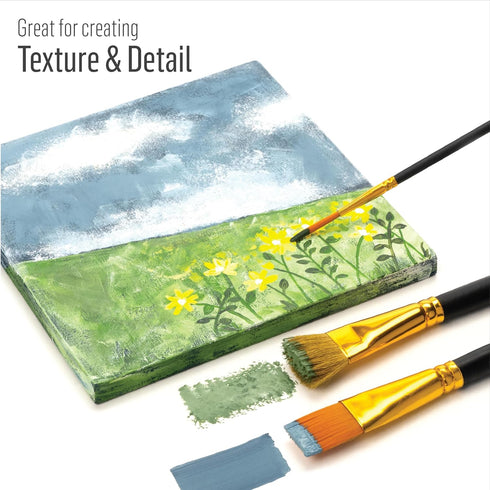 Plaid Learn to Paint Premium Brush Set, 50536 (10-Piece), 1-(Pack)...