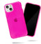 SteepLab Neon Highlighter Case for iPhone, The Grippy Jelly Case w/Protective Air Pockets (Eye-Catching Hot Pink, iPhone 13)...