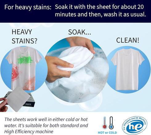 Plant-based Laundry Detergent Sheets, 100% Plastic-Free, Biodegradable, Powerful Cleaning Effect - Box of 60 Sheets - Fresh Linen...