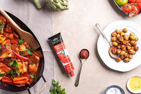 Tuscanini Tomato Paste Tube, 7.05oz, Made with Premium Italian Tomatoes...