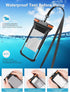 Waterproof Phone Pouch - 2 Pack Underwater Dry Bag, IPX8 Water Proof Phone Case for iPhone 15 14 13 12 Pro Max XS Samsung Case Up to 7.0" Detachab...