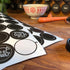AllSpice 70 Black Water Resistant Round Spice Jar Labels Set 1.5"- Fits Penzeys and AllSpice Jars- Blank...