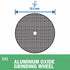 Dremel 541 7/8 In. x 1/8 In. Aluminum Oxide Grinding Wheel,Gray...