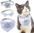 NA SooGree Cat Collar, Bow Tie Kitten Collar Bandana Adjustable Pet Neck Bows with Removable Bowtie Bandana Cute Flower Collar Accessories Gift fo...