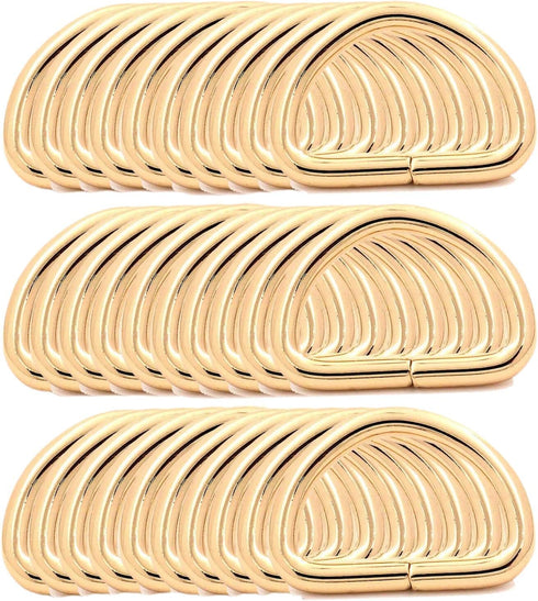 BIKICOCO Metal D-Rings Buckle, 1 Inch Non-Welded for Webbing Sewing DIY...