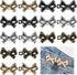 8 Pairs Cute Metal Bows Buttons, Pants Waist Tightener, Detachable Adjustable Bow Jean Buttons, Pant Waist Tightener Adjuster Waist Smaller for Me...
