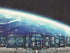 Leyiyi 5x3ft Spaceship Interior Backdrop 3D Universe Workshop Outer Space Travel Science Explore Station Earth Vista Photo Background Cowboy Kids ...