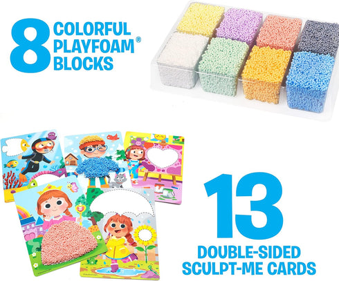 Educational Insights Playfoam Shape & Learn Character Cards, Build Vocabulary & Fine Motor Skills with a Sensory Toy, Ages 3+...