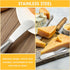 2 Pcs Butter Knife Little Cheese Spreader Knives Stainless Steel Spreader Knife Set Cocktail Knives for Condiments Cheese Charcuterie Board Jam Pa...