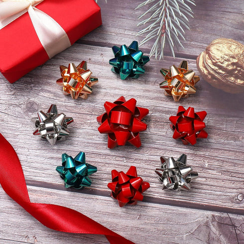 XOCARTIGE Christmas Brooch Pins Festive Xmas Bow Brooches for Women Girls Winter Holiday Party Gifts...