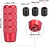 X AUTOHAUX Metal Universal 9.5cm Shift Knob Gear Shift Manual Transmission Stick Shift Knob Set for Car Red...