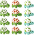 12 Pcs Mini Animal Plush Toys Dolphin Sea Turtle Stuffed Animals Bulk Small Ocean Animal Plush Keychain Decorations for Kids Favors Christmas Part...