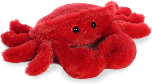 Aurora® Adorable Mini Flopsie™ Crab Stuffed Animal - Playful Ease - Timeless Companions - Red 8 Inches...