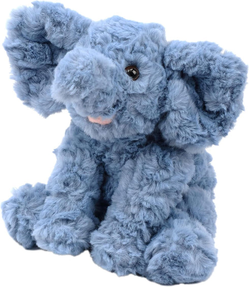 Hopearl Adorable Plush Calf Elephant Toy Floppy Elephish Ultra Soft Stuffed Animal for Boys Girls Kids Toddlers, Blue, 9''...