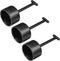 MECCANIXITY 10 Teeth E26/E27 Socket Ring Removal Tool T Type for Medium Base, Light Replacing Accessories Black Plastic, Pack of 3...
