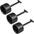MECCANIXITY 10 Teeth E26/E27 Socket Ring Removal Tool T Type for Medium Base, Light Replacing Accessories Black Plastic, Pack of 3...