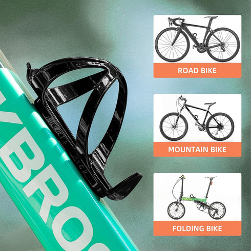 ROCKBROS Bike Water Bottle Cage Plastic Water Bottle Holder Light Drink Cup Holder Sturdy for MTB Road Mountain Bikes...