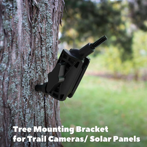 Adjustable Trail Camera Tree Mount: Game Camera Outdoor Mounting Bracket Holder with Double 360° Swivel Tilt Ball Joints, 2 Packs...