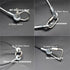 10 pcs 10 inch (25cm) 3mm Thickness Galvanized Steel Wire Cable Eyelets Ended Short Rope Lanyard Safety Tether Chain Lock with Vinyl Coated Cover ...